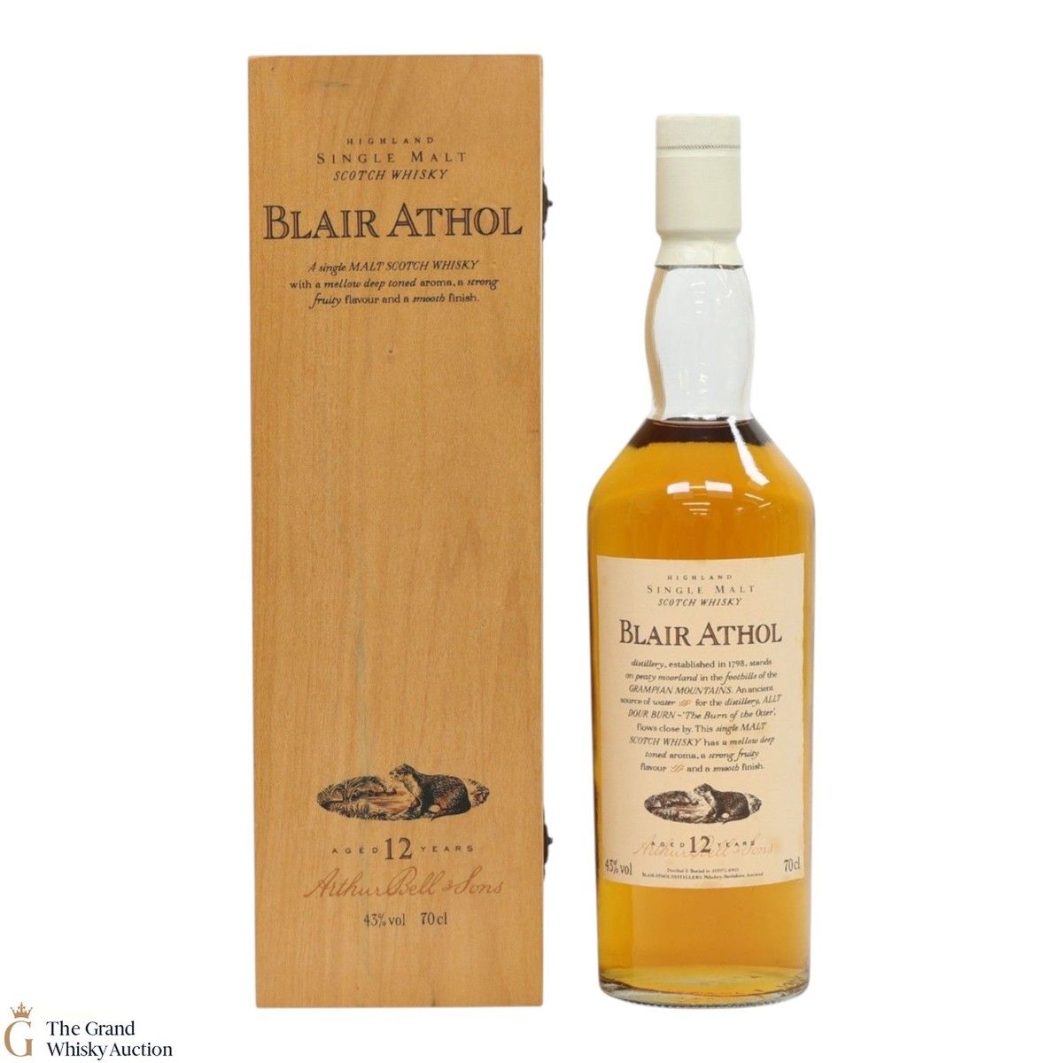 Blair Athol - 12 Year Old - Flora and Fauna (Wooden Box & White Top)