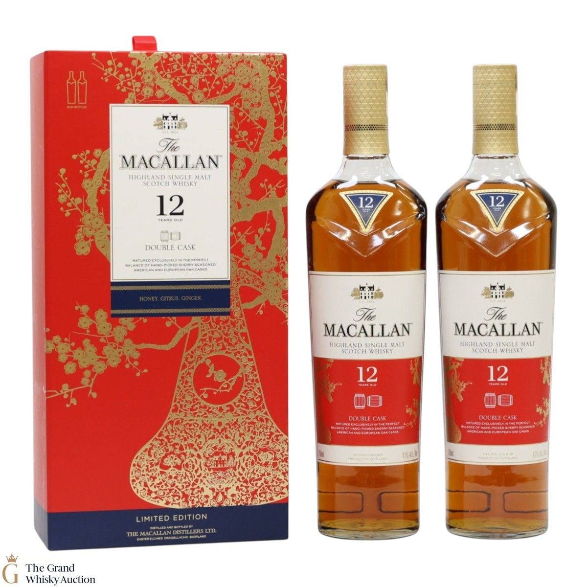 Macallan - 12 Year Old - Double Cask - Year of the Pig (2 x 75cl)