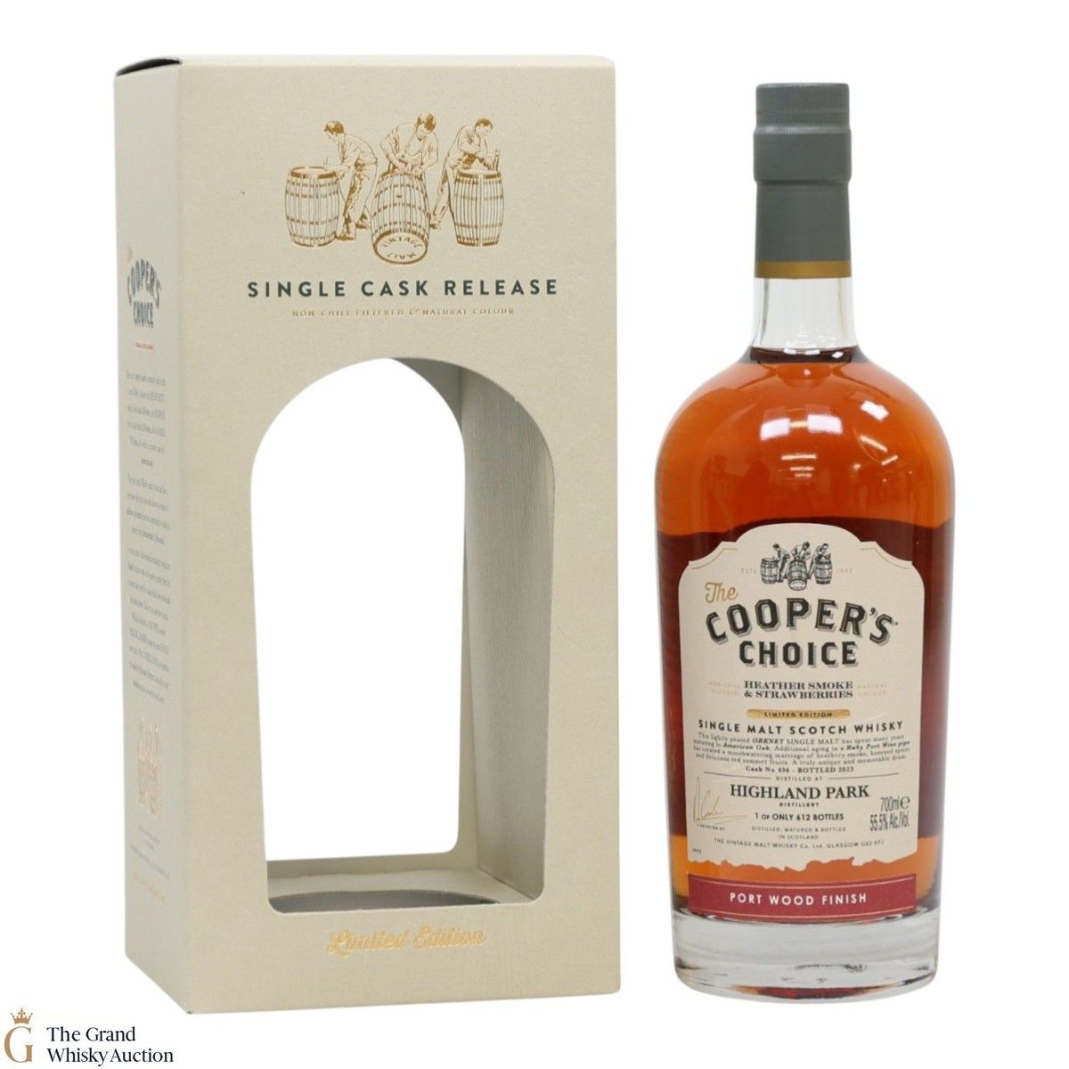 Highland Park - Heather Smoke And Strawberries - Port Wood Finish - Cooper's Choice