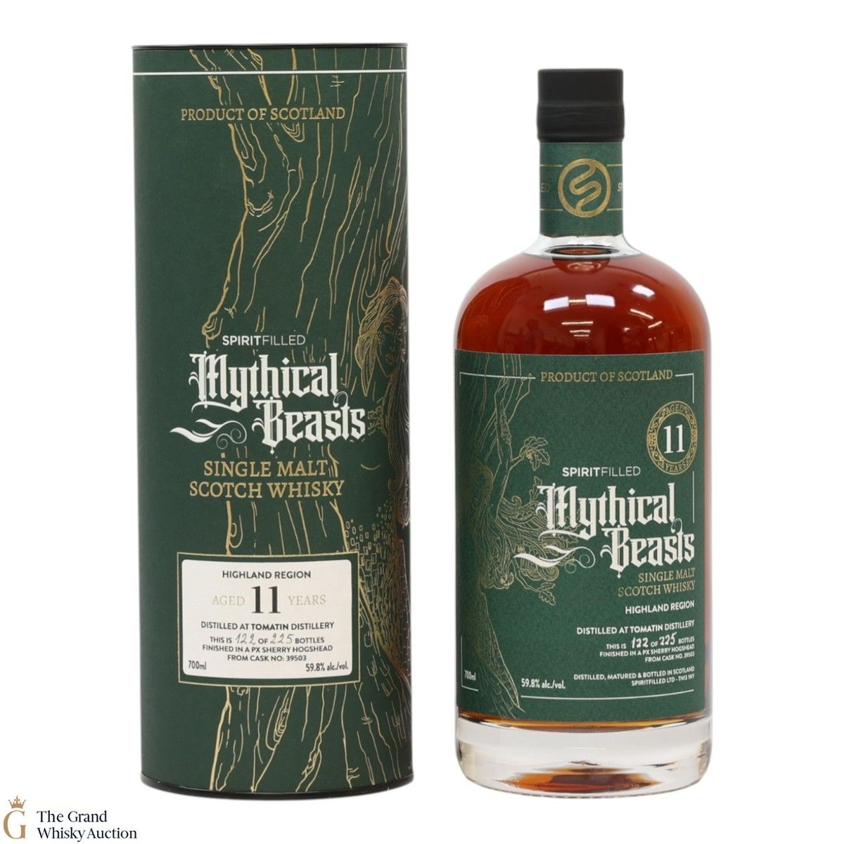 Tomatin - 11 Year Old - Single Cask #39503 - Mythical Beasts