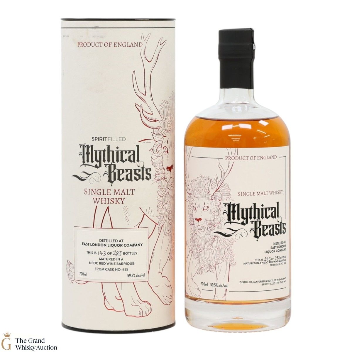 East London Liquor Company - Single Cask #455 - Mythical Beasts