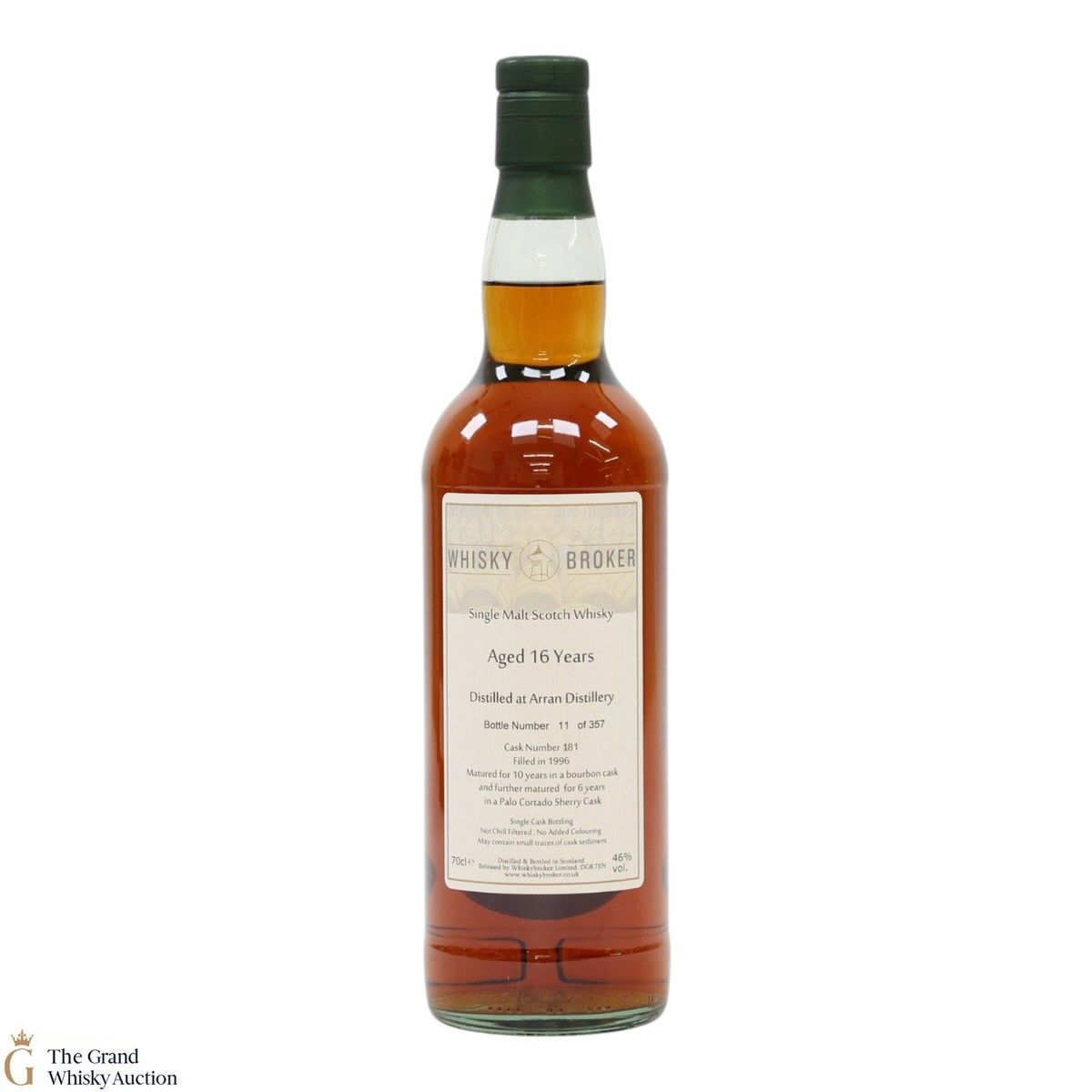 Arran - 16 Year Old 1996 #181 - Whisky Broker