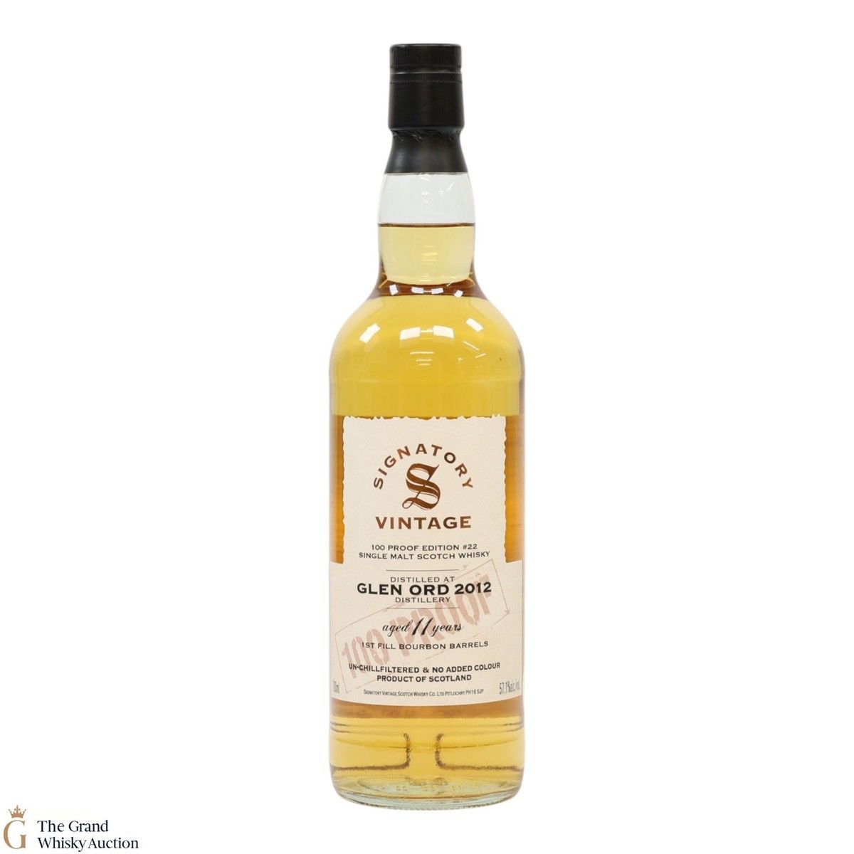 Glen Ord - 11 Year Old 2012 - Signatory Vintage 100 Proof Edition #22