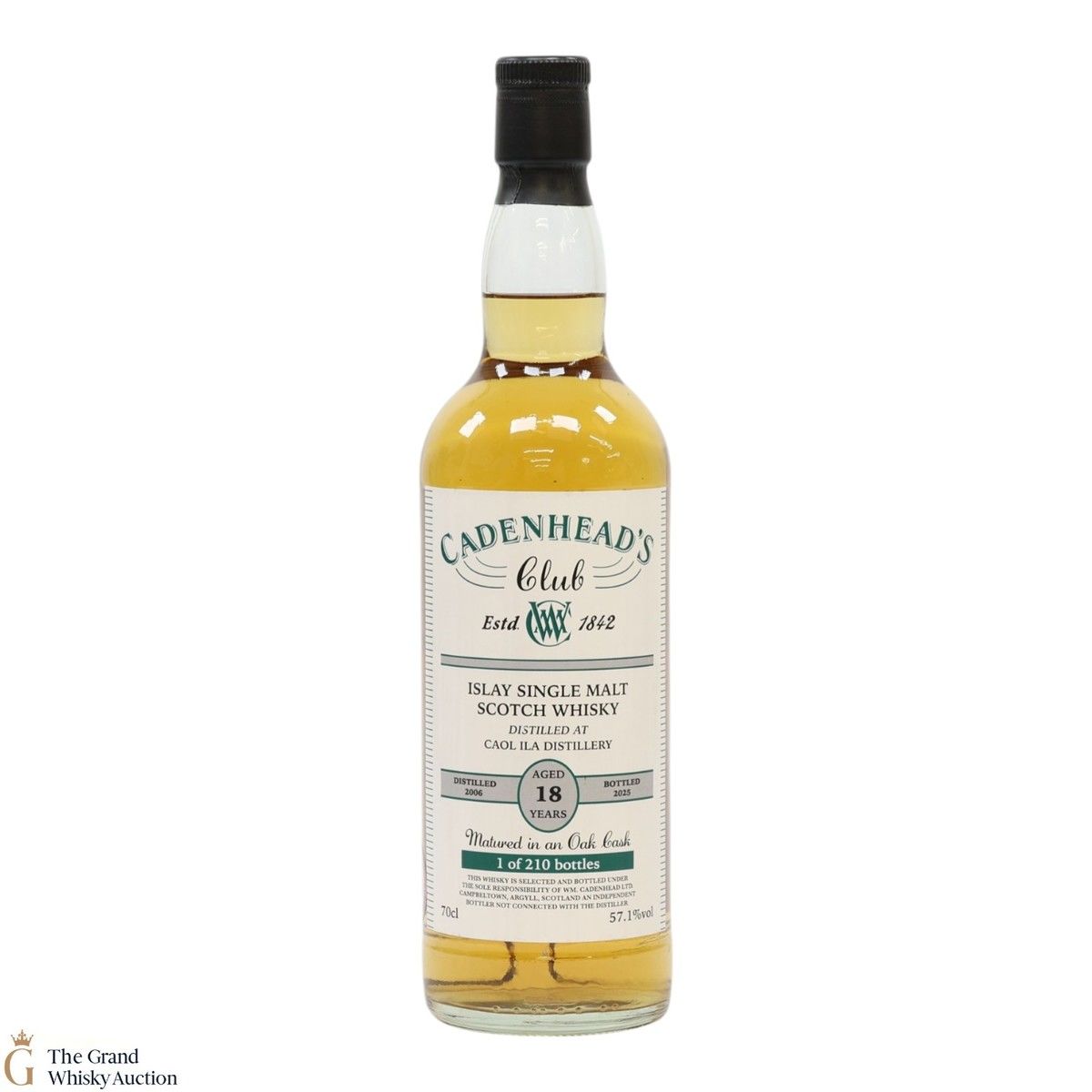 Caol Ila - 18 Year Old 2006 - Cadenhead's Club 2025