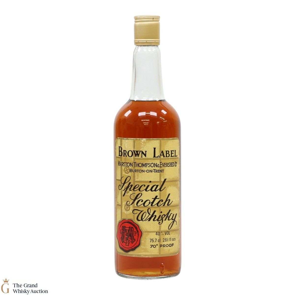 Marston Thompson & Evershed Ltd. - Brown Label - Special Scotch Whisky - 1970s (75.7cl)