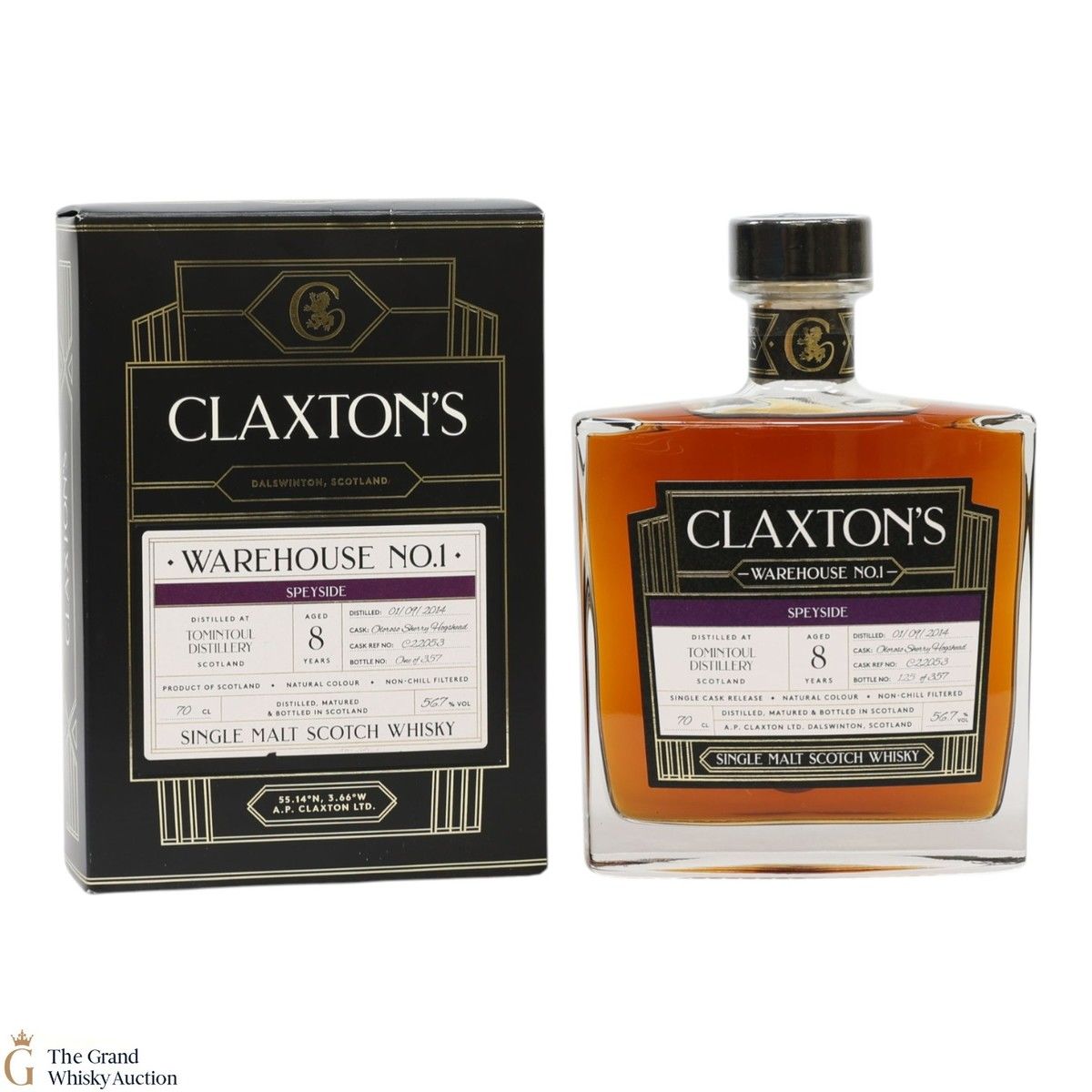 Tomintoul - 8 Year Old 2014 - Claxton's 