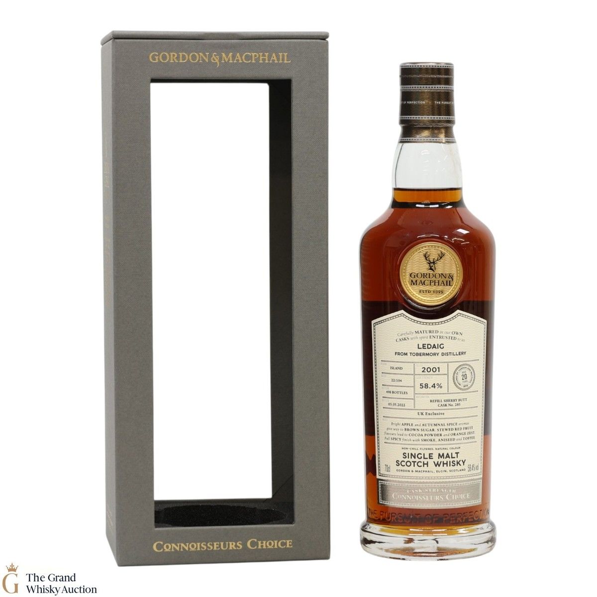 Ledaig - 20 Year Old 2001 - Single Cask #285 - Gordon & MacPhail Connoissuers Choice - UK Exclusive