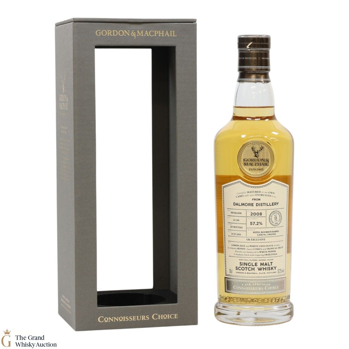 Dalmore - 13 Year Old 2008 - Single Cask #19601901 - Gordon & MacPhail Connoissuers Choice - UK Exclusive
