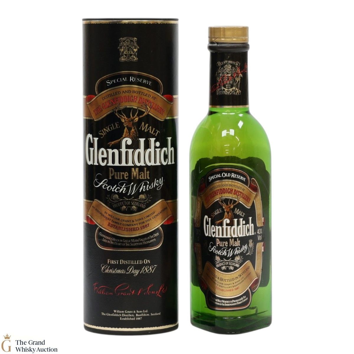 Glenfiddich - Special Reserve - First distilled on Christmas Day 1887 (37.5cl)