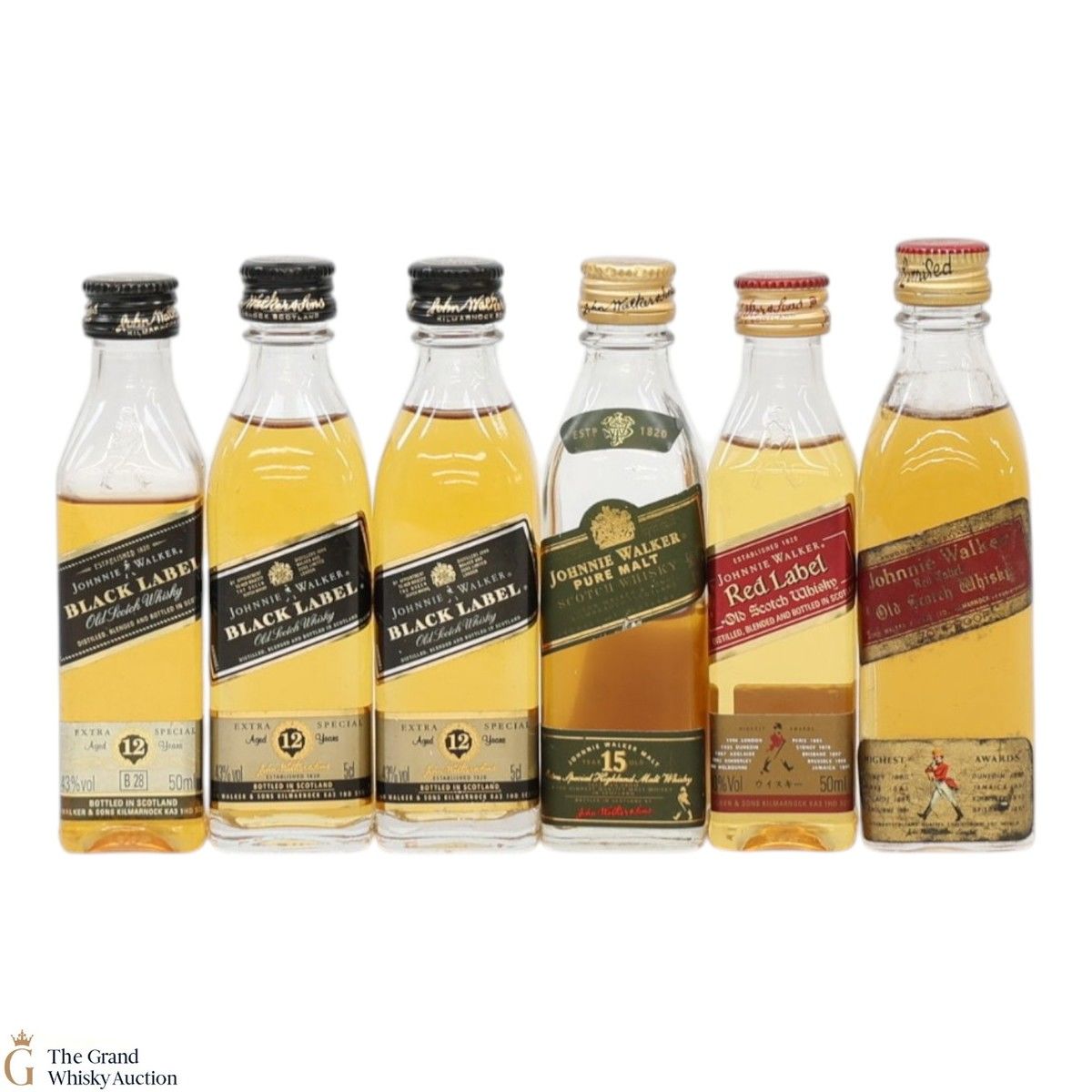 Assorted Johnnie Walker Minis (6x5cl)