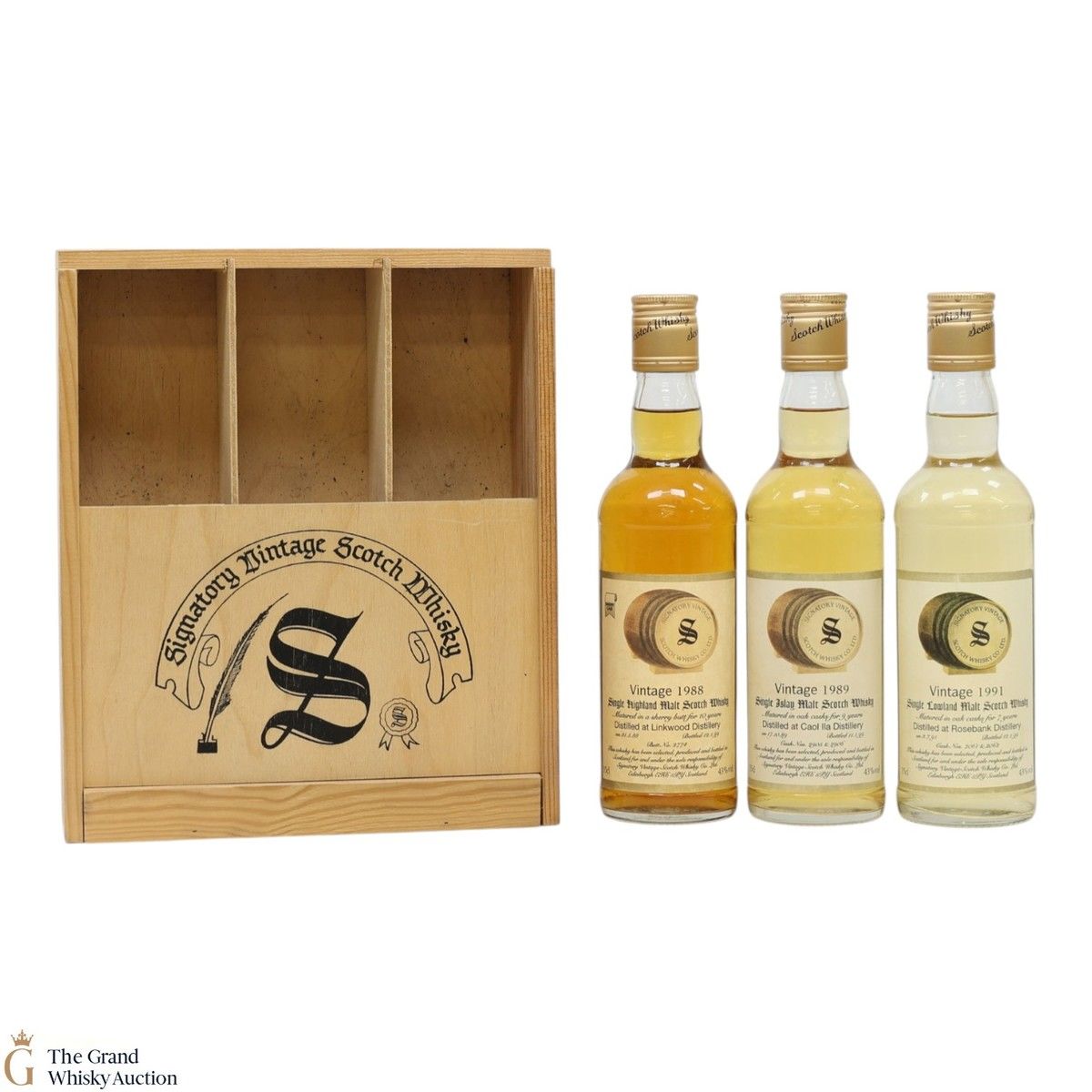Signatory Vintage Gift Set Box (3x35cl)