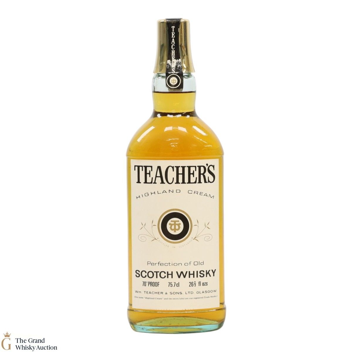Teacher's - Highland Cream (1970s) 26 2/3 FL. OZS. 