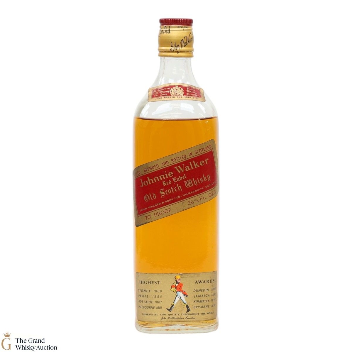 Johnnie Walker - 70 Proof Red Label - 1970s (26 2/3Fl.Oz)