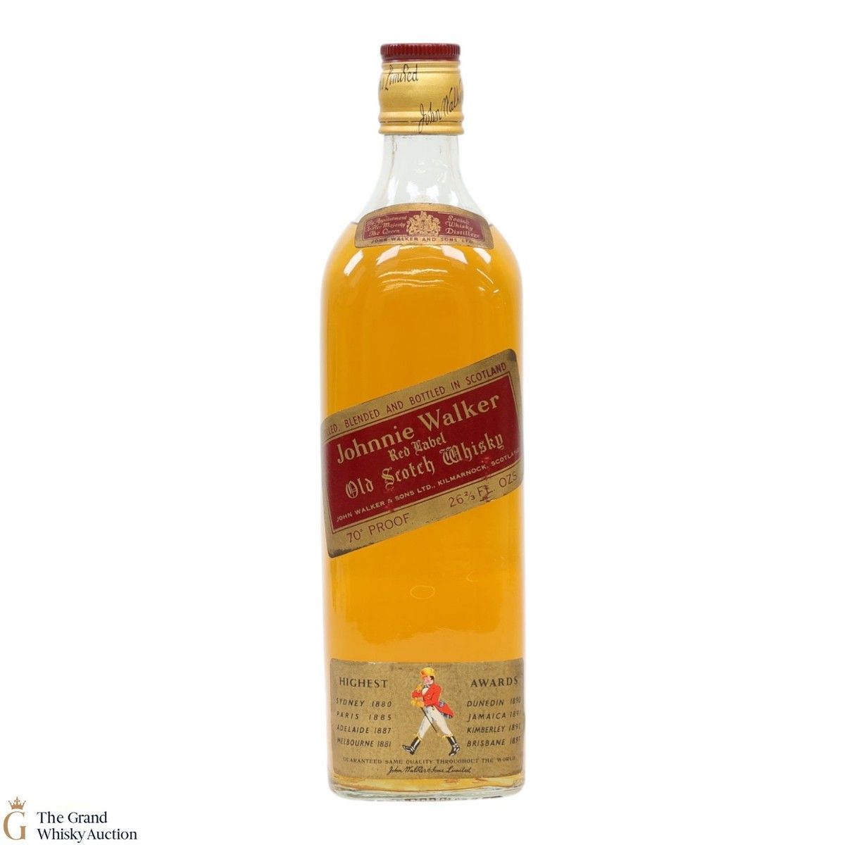 Johnnie Walker - 70 Proof Red Label - 1970s (26 2/3Fl.Oz)