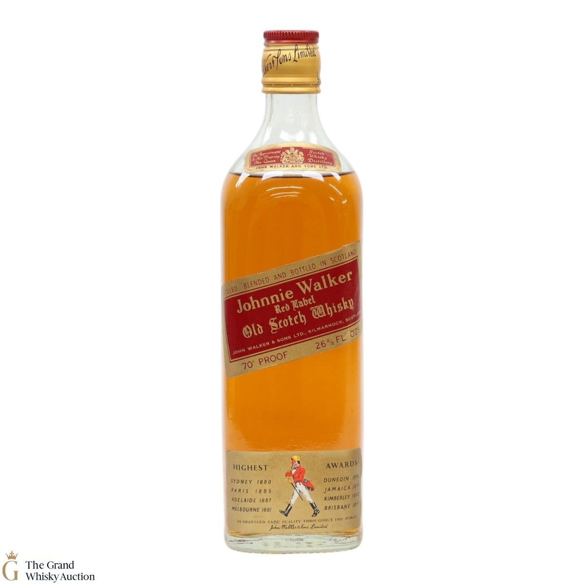 Johnnie Walker - 70 Proof Red Label - 1970s (26 2/3Fl.Oz)
