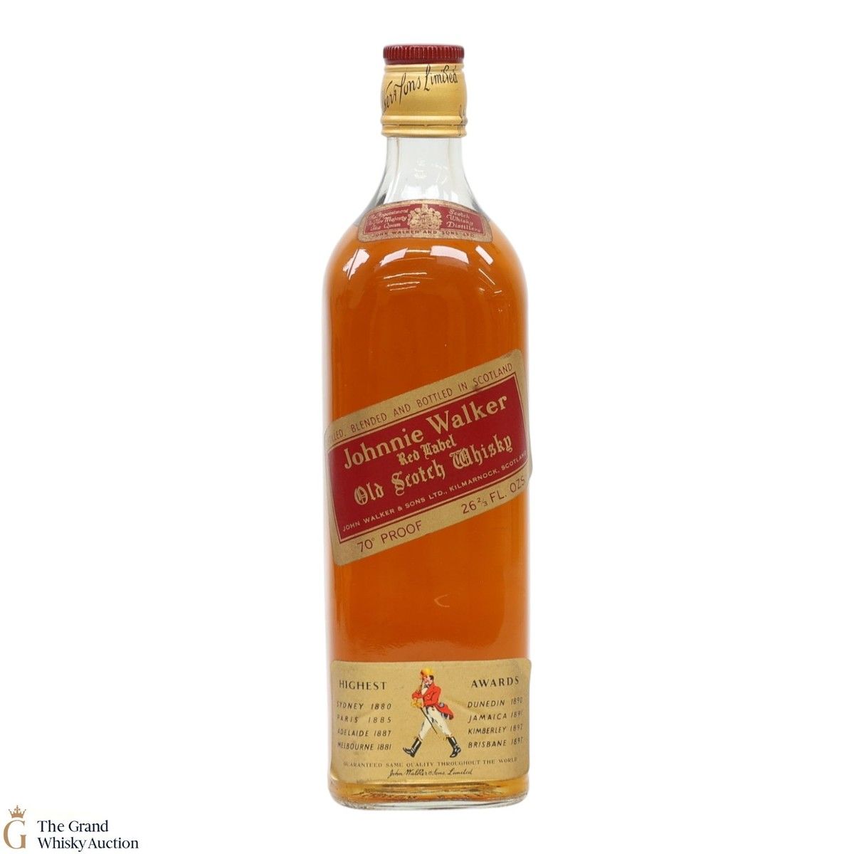 Johnnie Walker - 70 Proof Red Label - 1970s (26 2/3Fl.Oz)