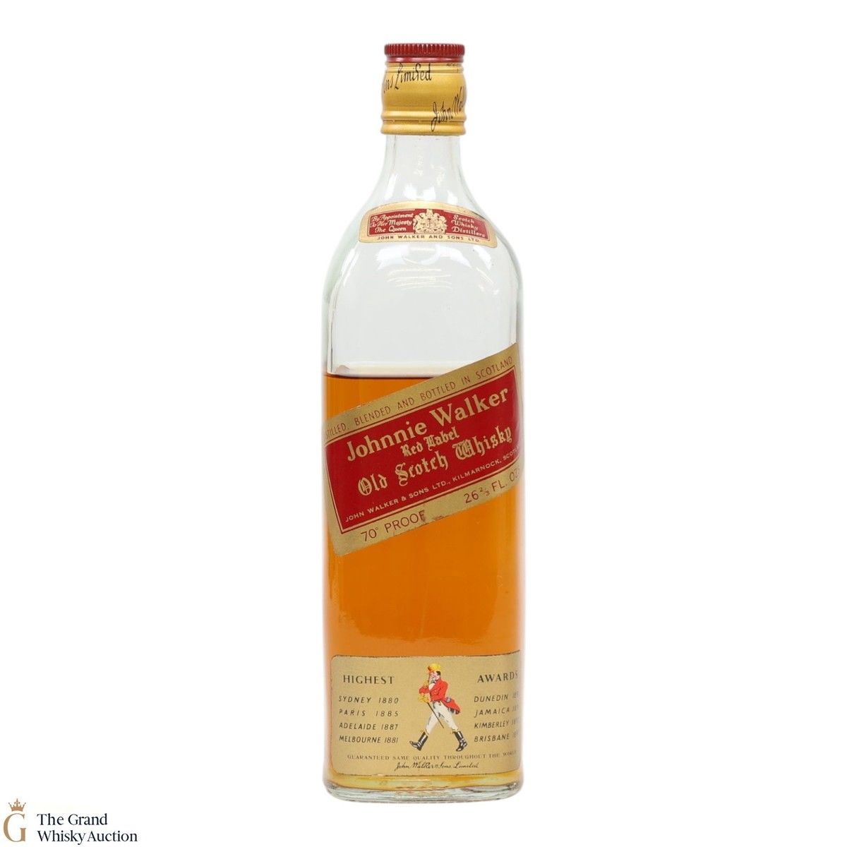 Johnnie Walker - 70 Proof Red Label - 1970s (26 2/3Fl.Oz)