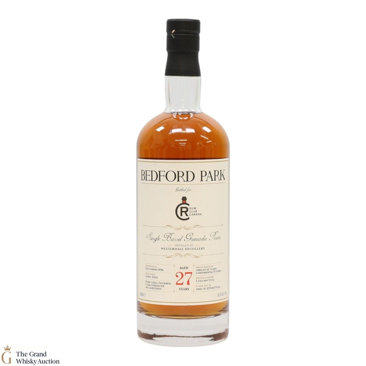 Westerhall - 27 Year Old 1996 - Single Barrel Rum - Bedford Park Rum