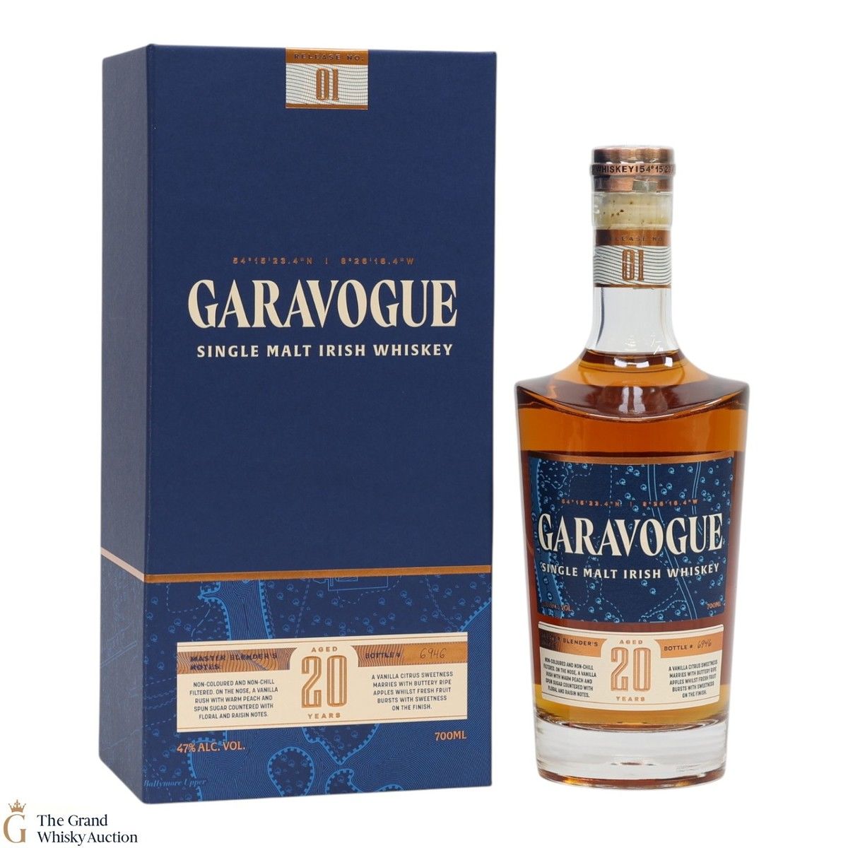 Garavogue - 20 Year Old - Single Malt Irish Whiskey