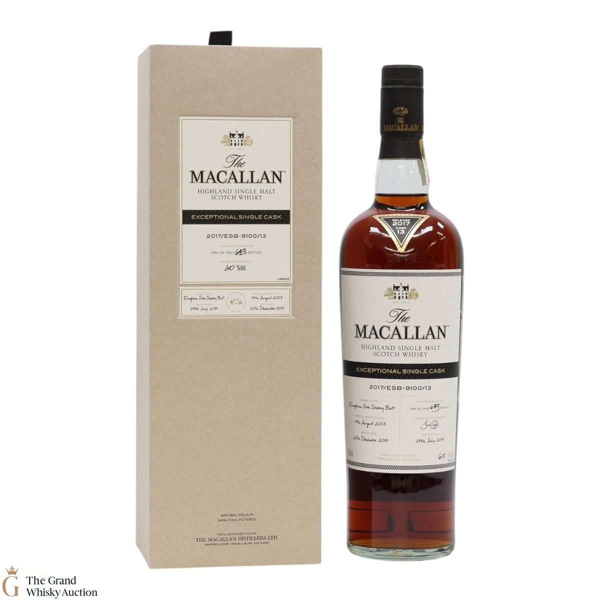 Macallan - 2003 Exceptional Cask #9100-13 2017 Release