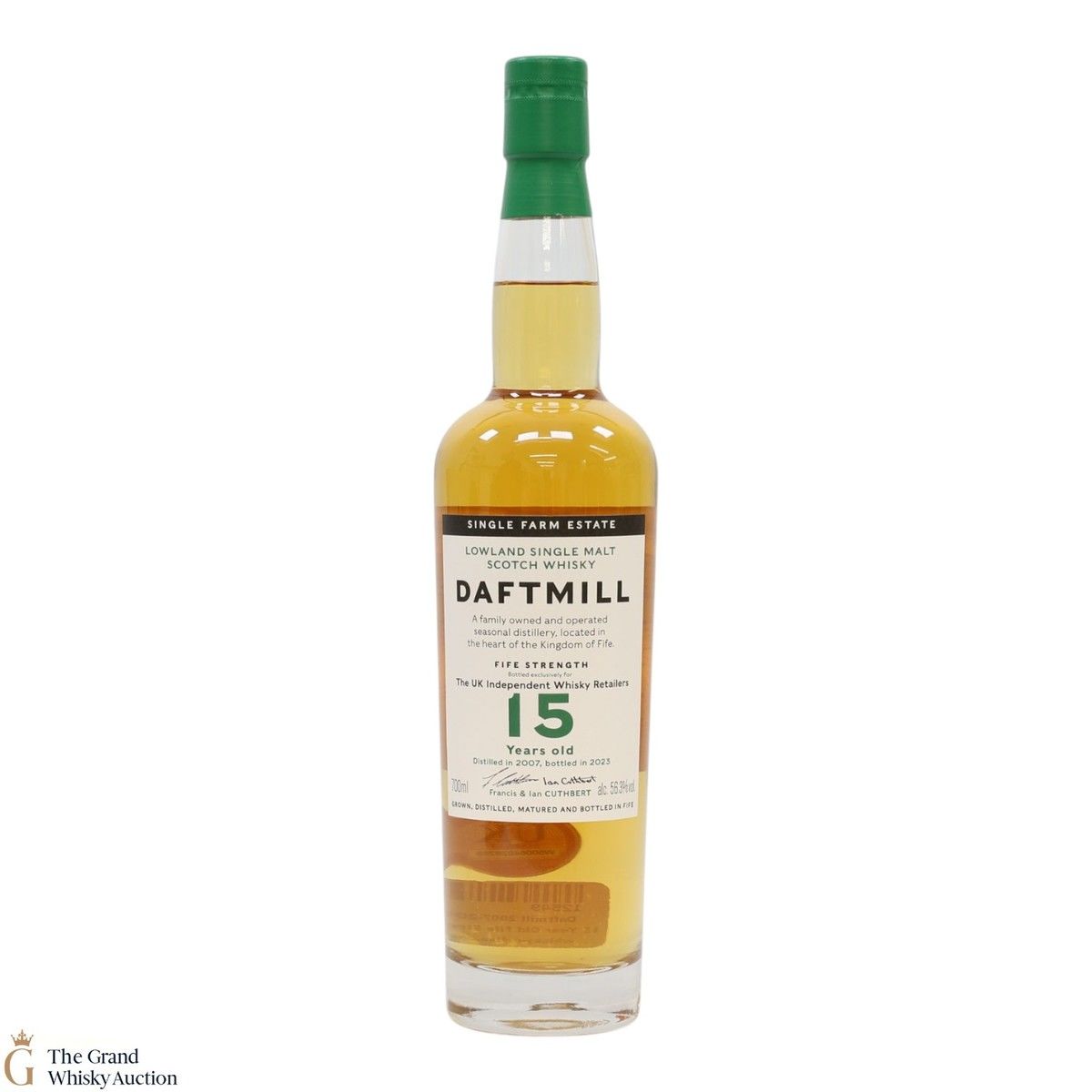Daftmill - 15 Year Old 2007 - Fife Strength 2023 - UK Independent Whisky Retailers