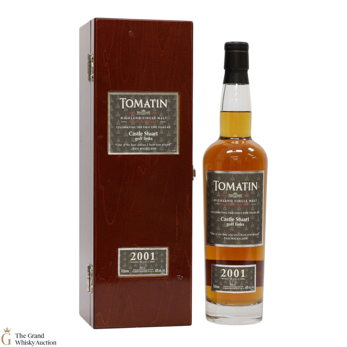 Tomatin - 12 Year Old 2001 #37623 - Castle Stuart Golf Links 5th Anniversary