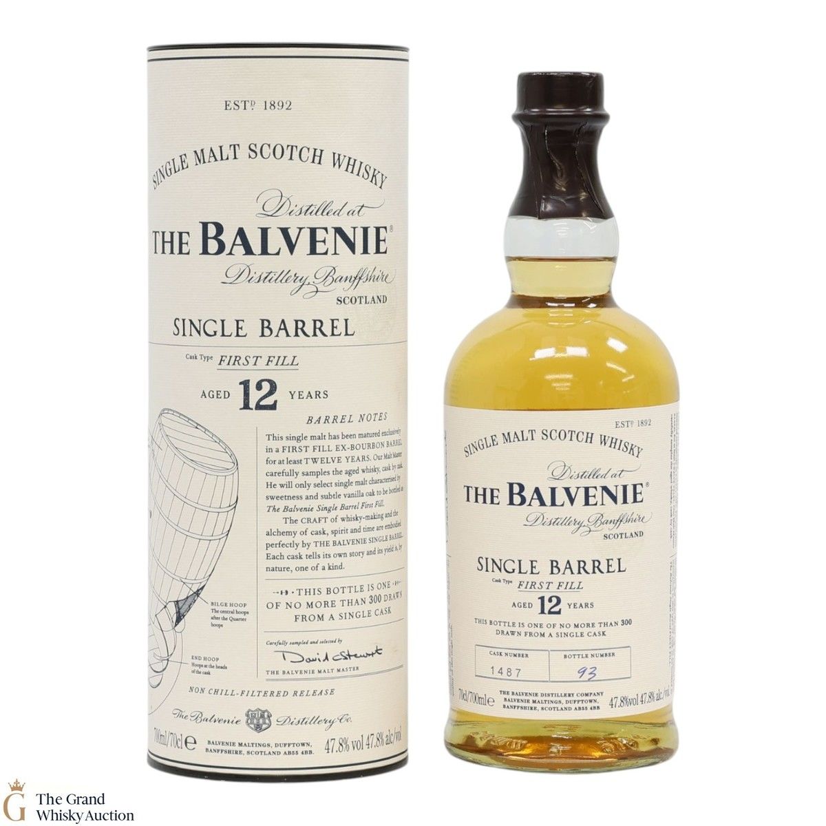 Balvenie - 12 Year Old - Single Barrel #1487