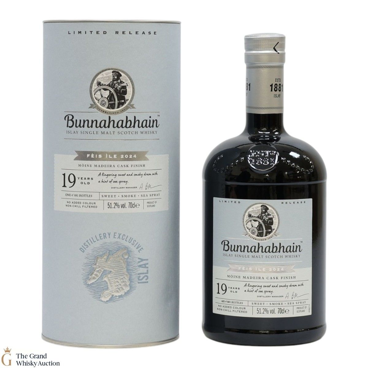 Bunnahabhain - 19 Year Old - Mòine Madeira Cask Finish - Fèis Ìle 2024