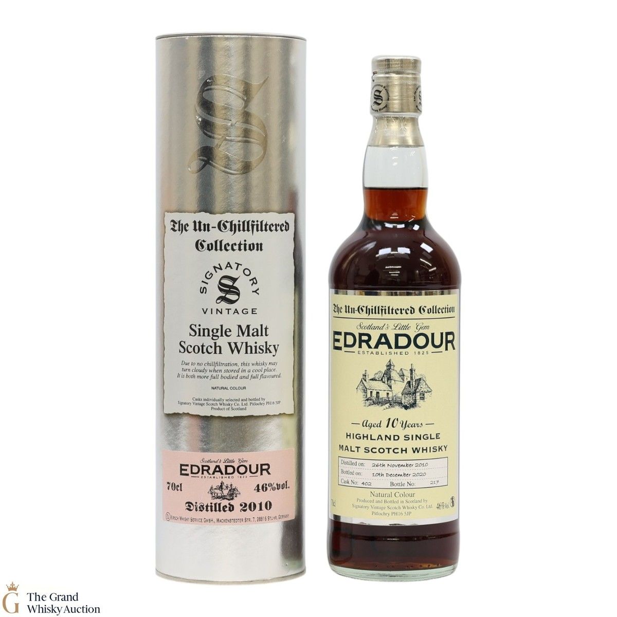 Edradour - 10 Year Old 2010 #402 - Signatory Vintage