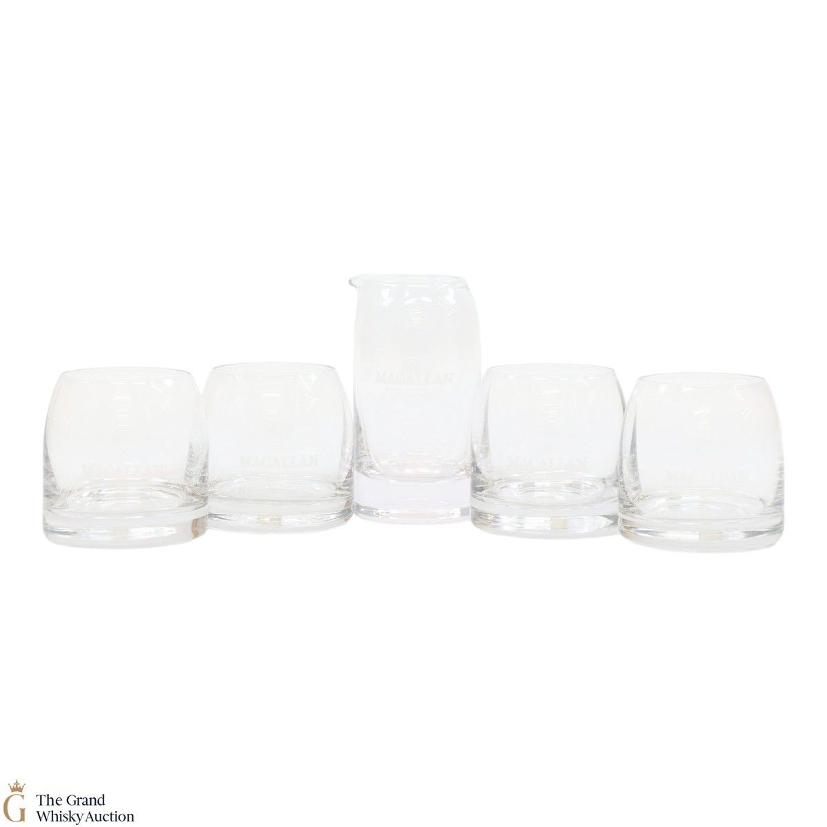 Macallan - 4 x Branded Glasses & Branded Water Jug