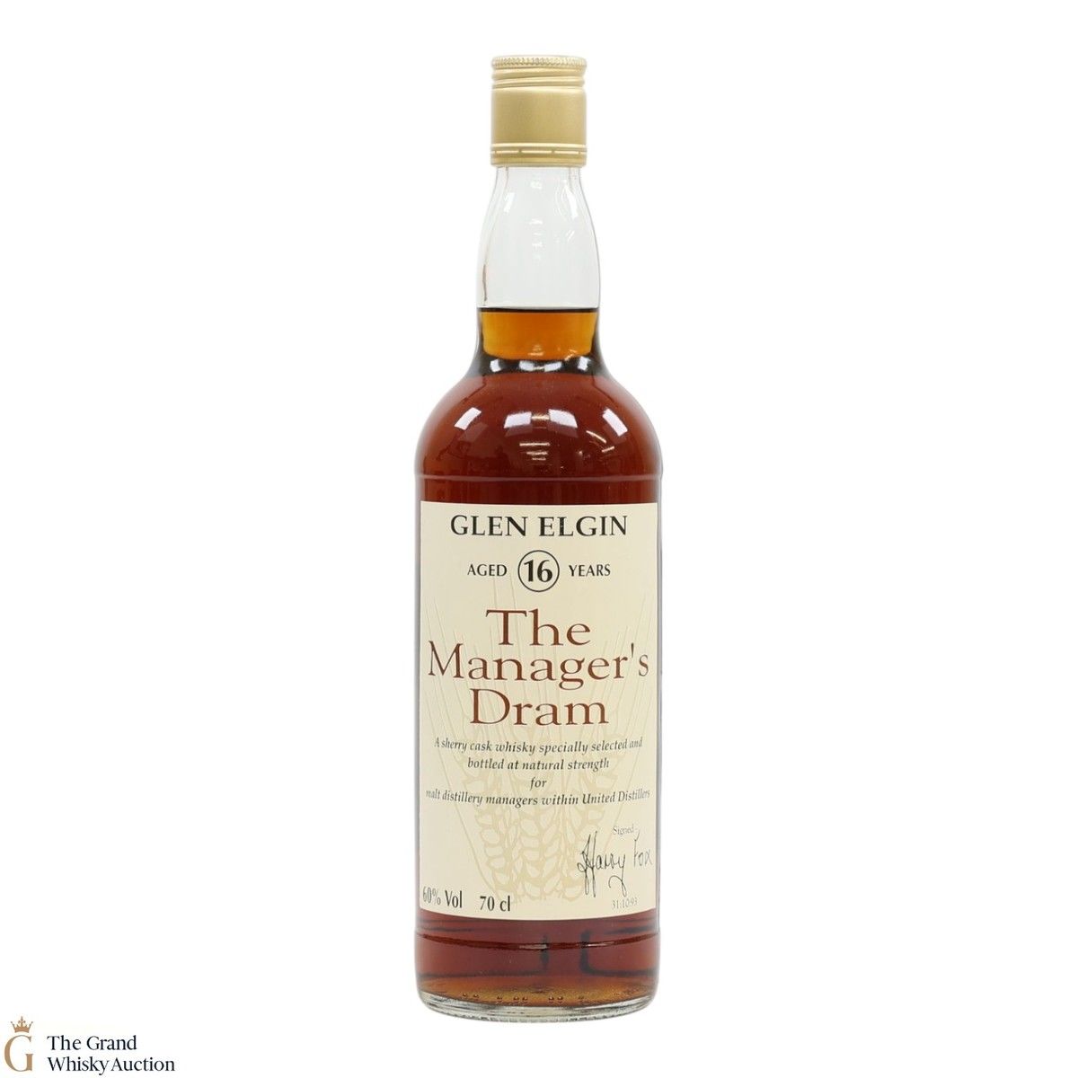 Glen Elgin - 16 Year Old 1993 - Manager's Dram
