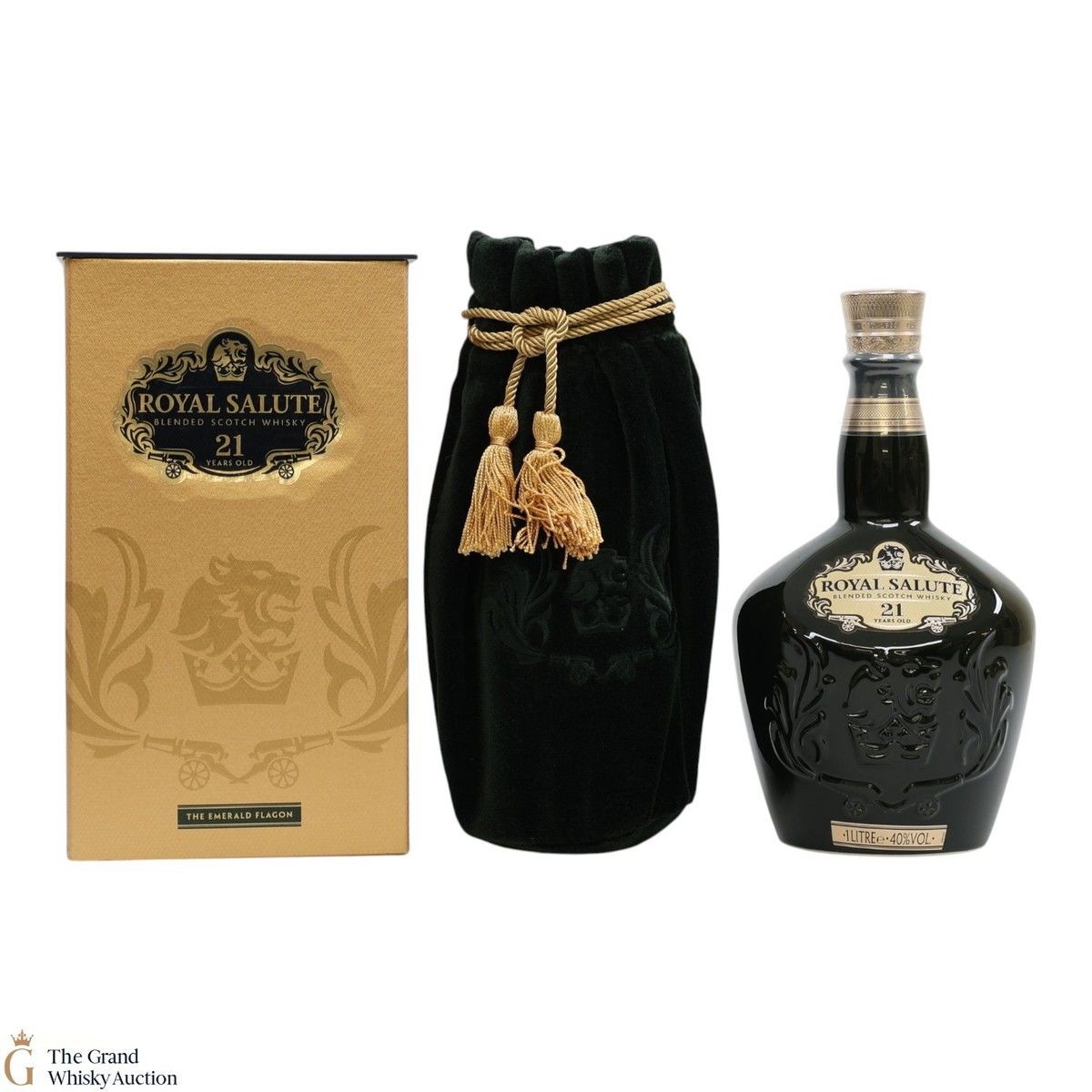 Chivas - Royal Salute - 21 Year Old - Emerald Flagon