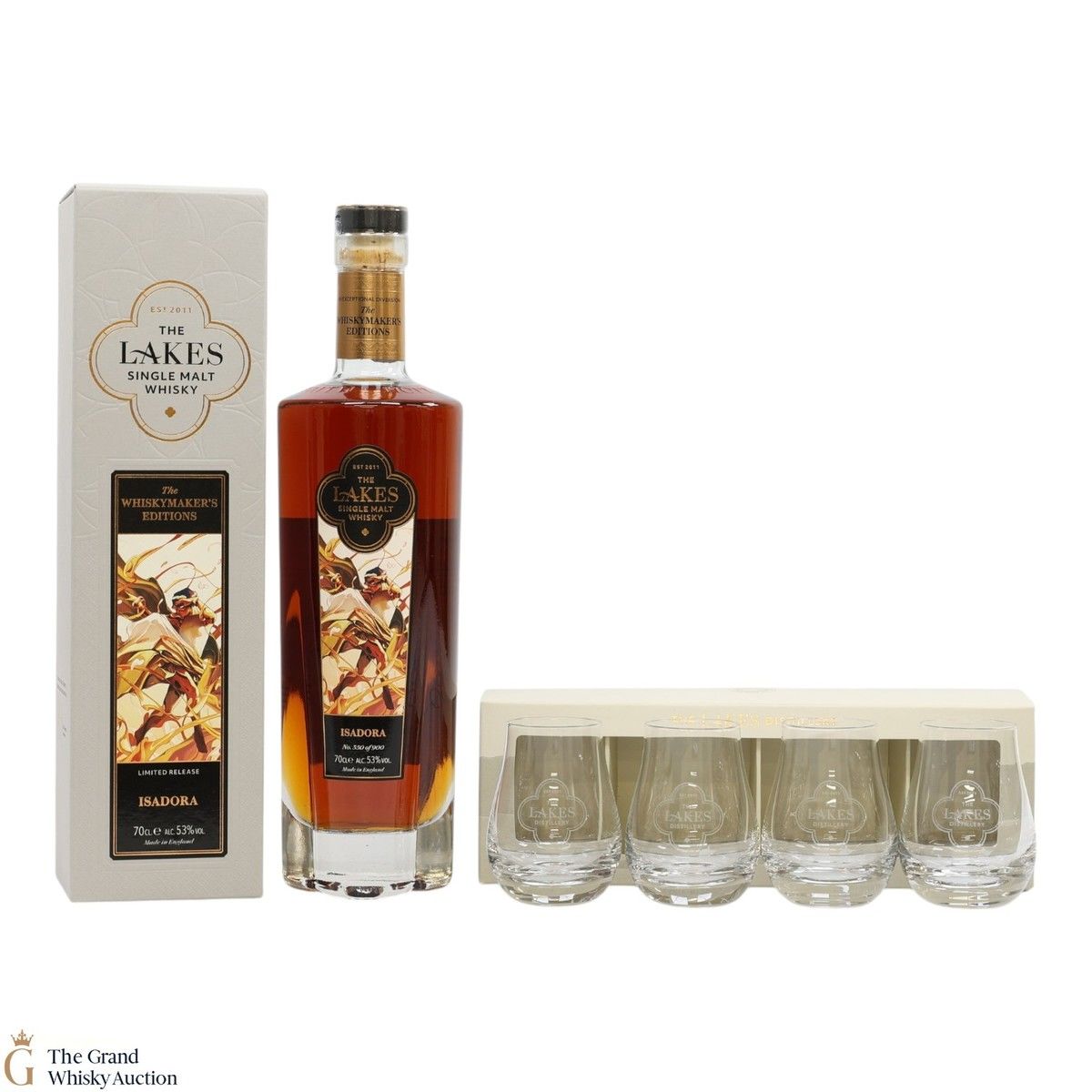 The Lakes - Isadora - The Whiskymaker's Editions - Distillery Exclusive & Glasses