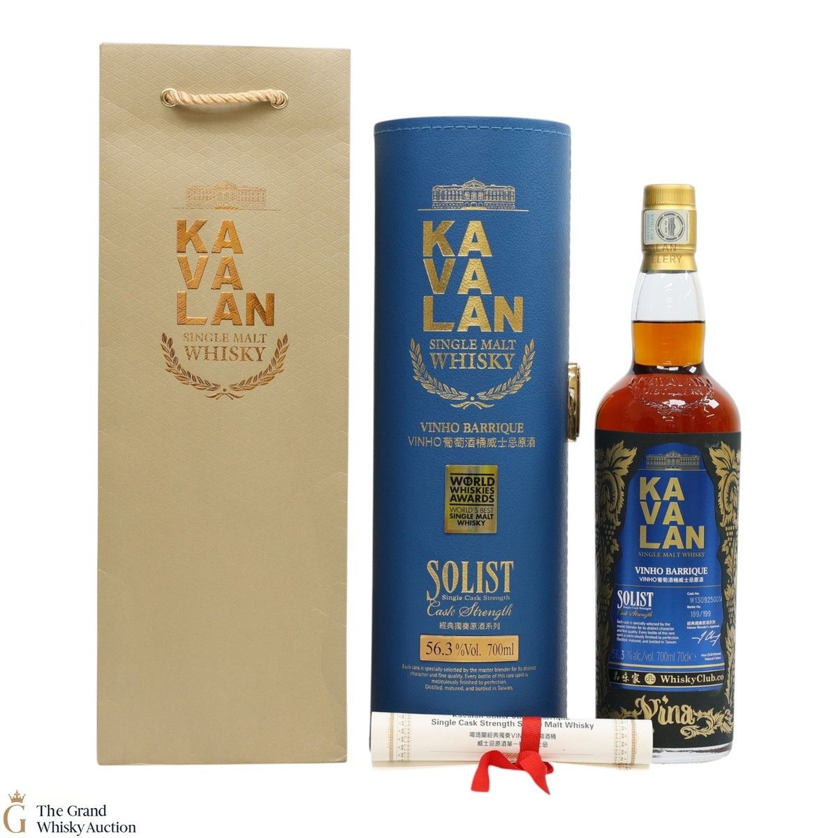 Kavalan - Solist Cask Strength - Vinho Barrique 56.3%