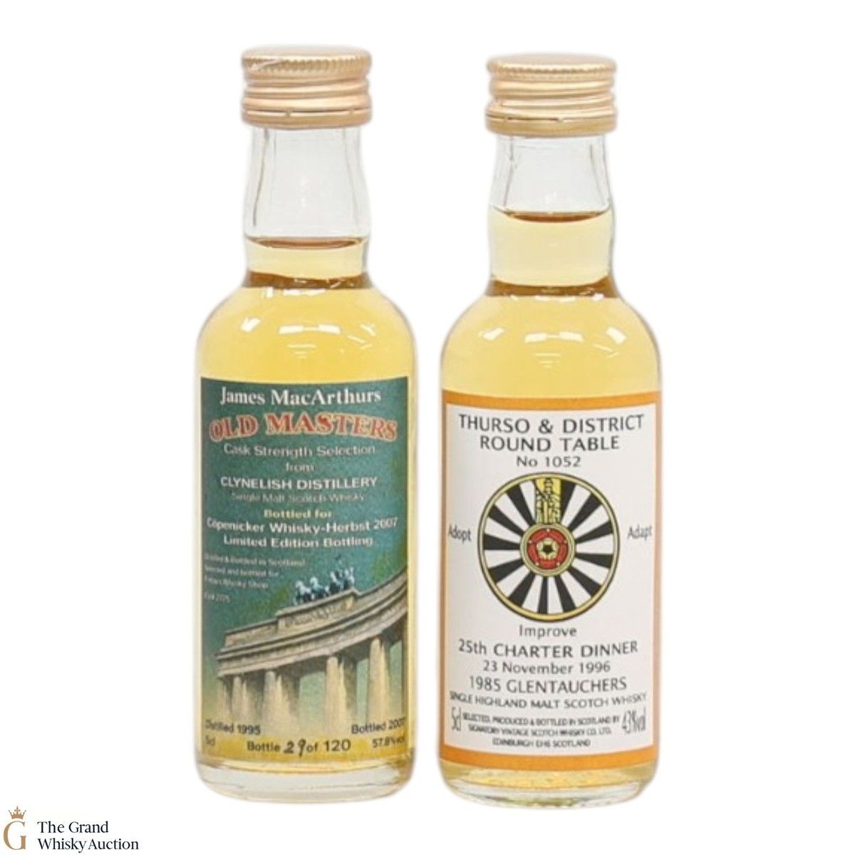 Glentauchers - 1985 & Clynelish - Old Masters (2x5cl)