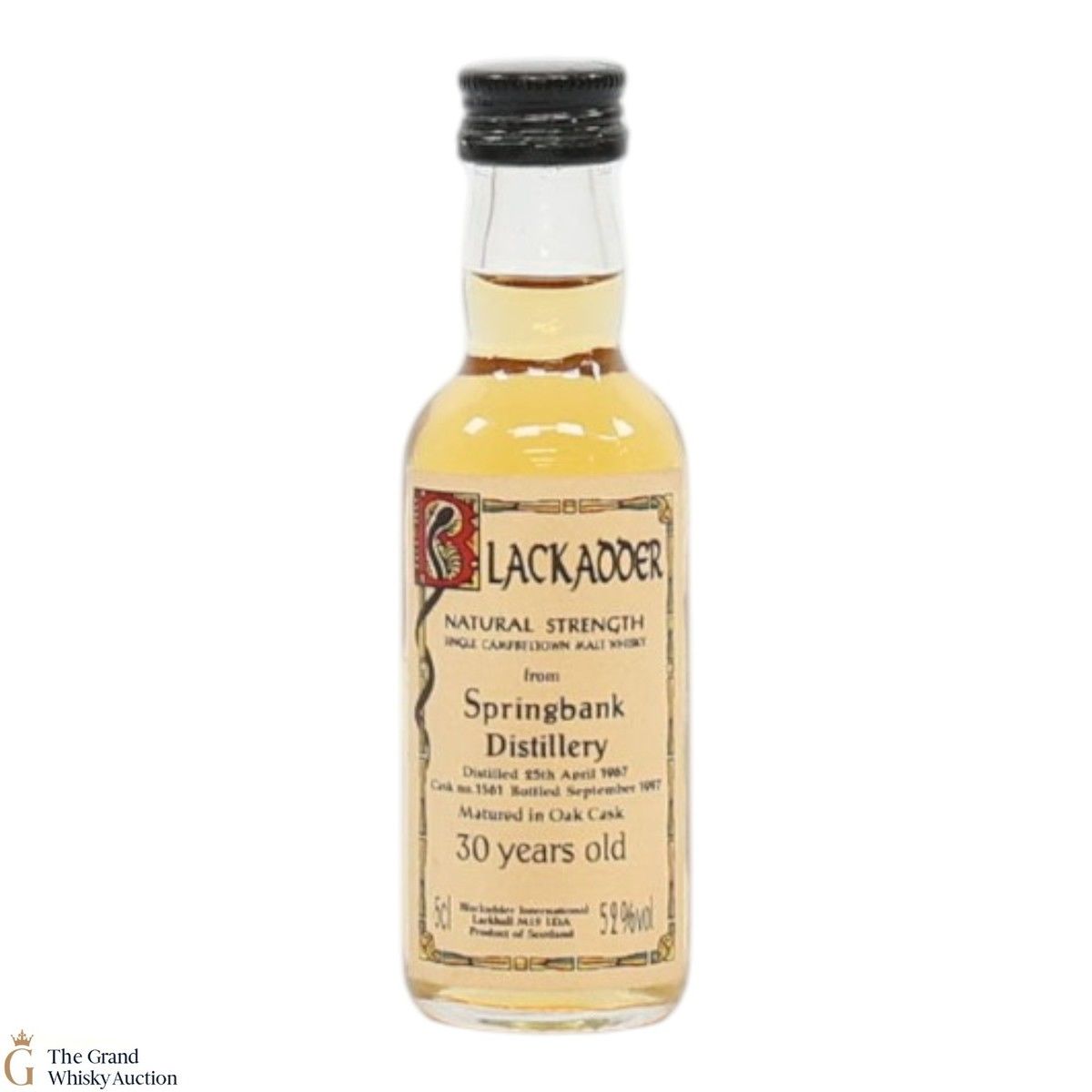 Springbank - 30 Year Old 1967 - Blackadder (5cl)