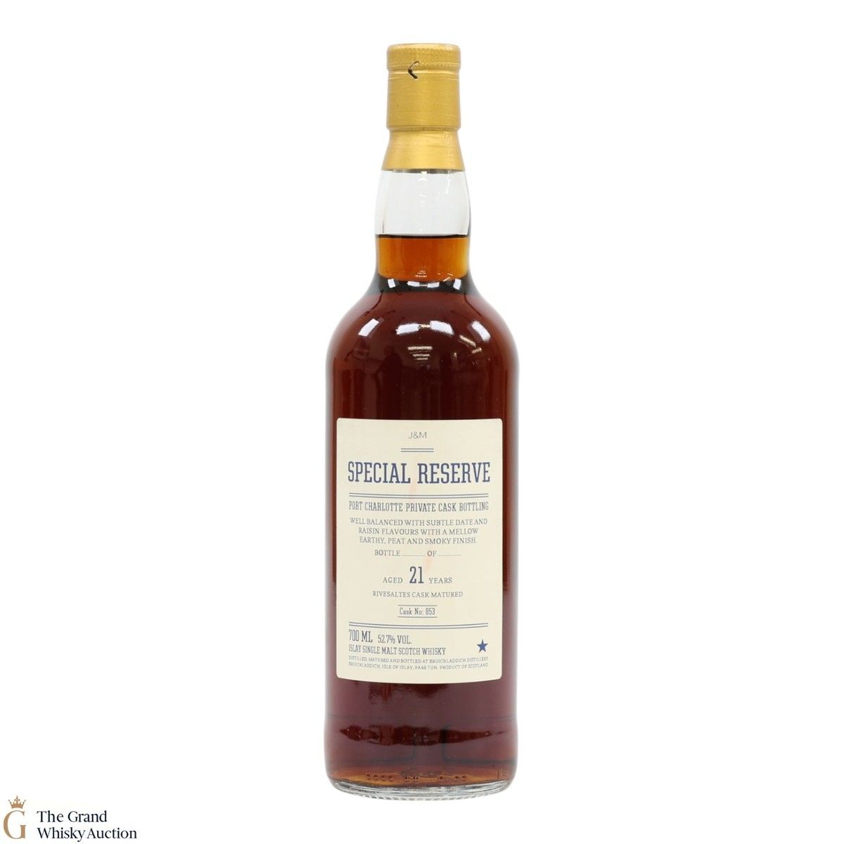 Port Charlotte - 21 Year Old - Single Cask #853 - Private Cask Bottling