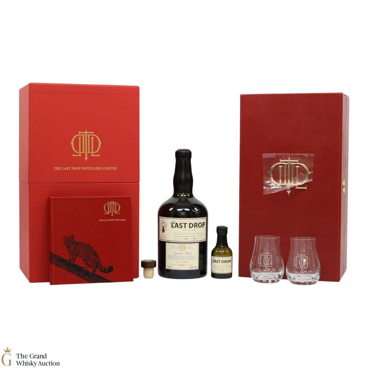 The Last Drop - 50 Year Old - Signature Blend & Glasses (1x70cl & 1x5cl)