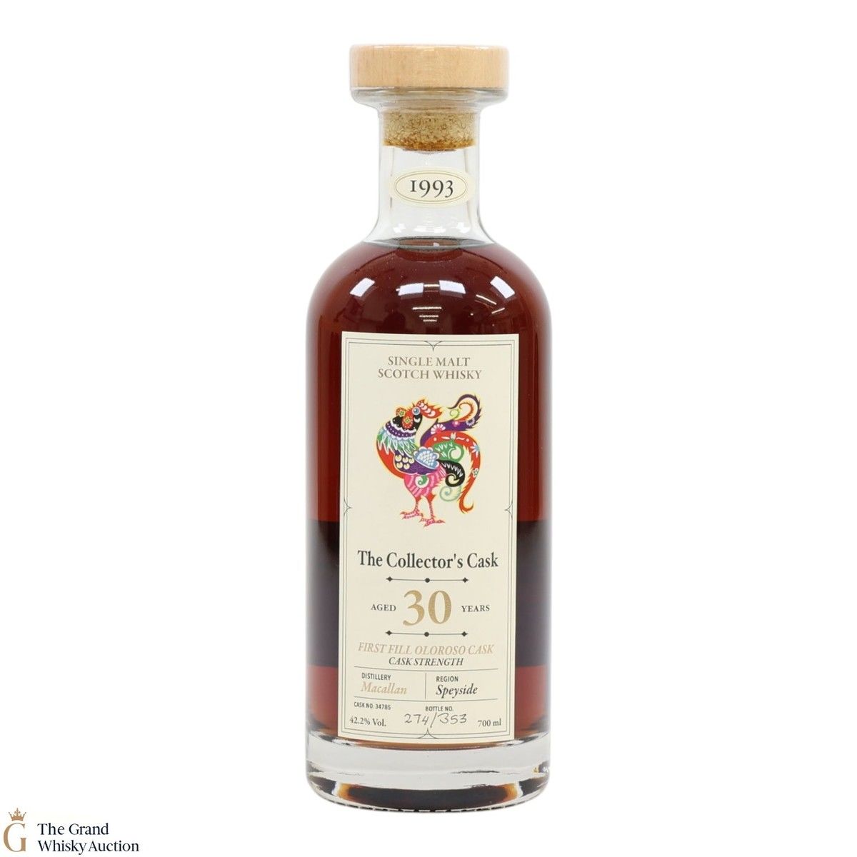 Macallan - 30 Year Old 1993 - Oloroso Sherry Cask #34785 - The Collector's Cask