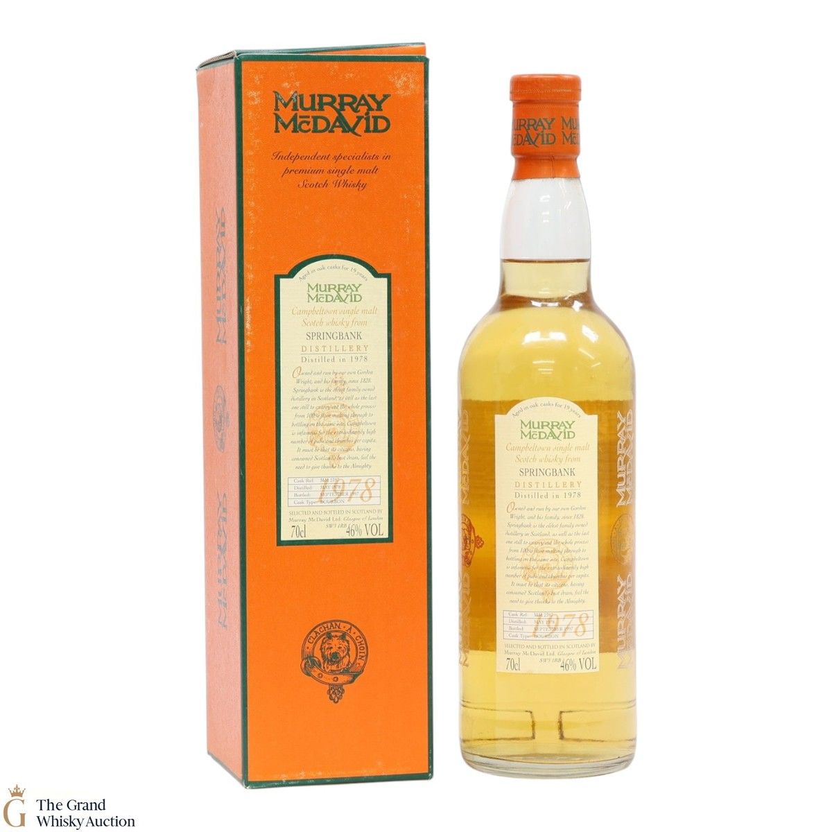 Springbank - 19 Year Old 1978 - Murray McDavid's Single Cask Bottling 1997
