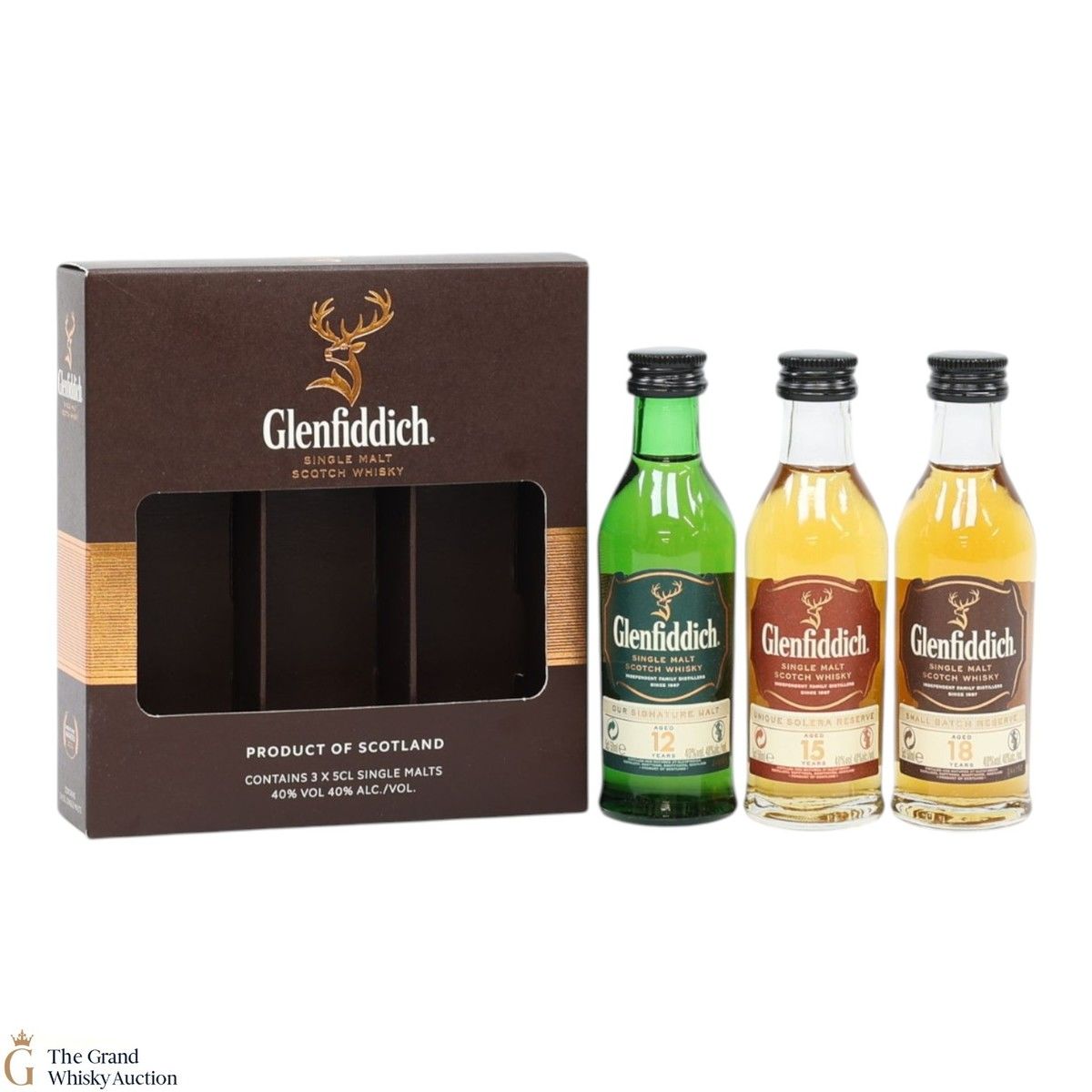 Glenfiddich - 12, 15 & 18 Year Old (3x5cl)
