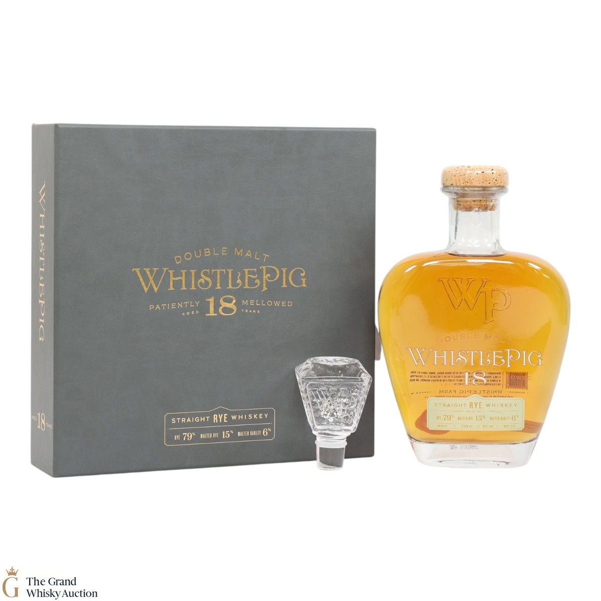 WhistlePig - 18 Year Old - Double Malt - Straight Rye Whisky (75cl)