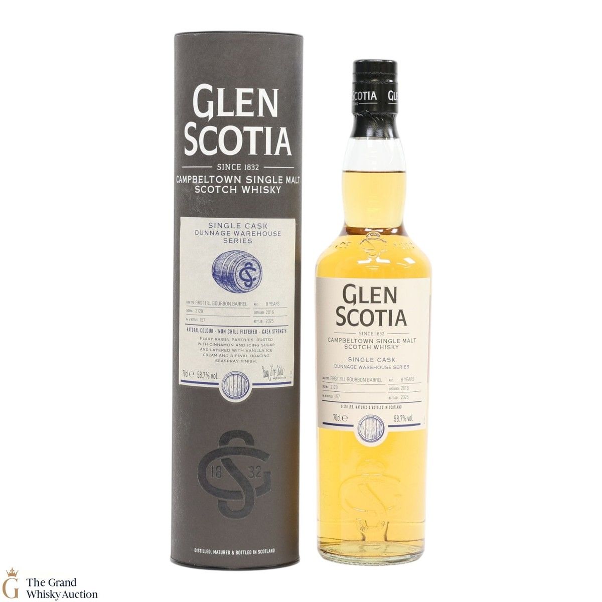 Glen Scotia - 8 Year Old 2016 - Exclusive Cask #2120 - Dunnage Warehouse Series