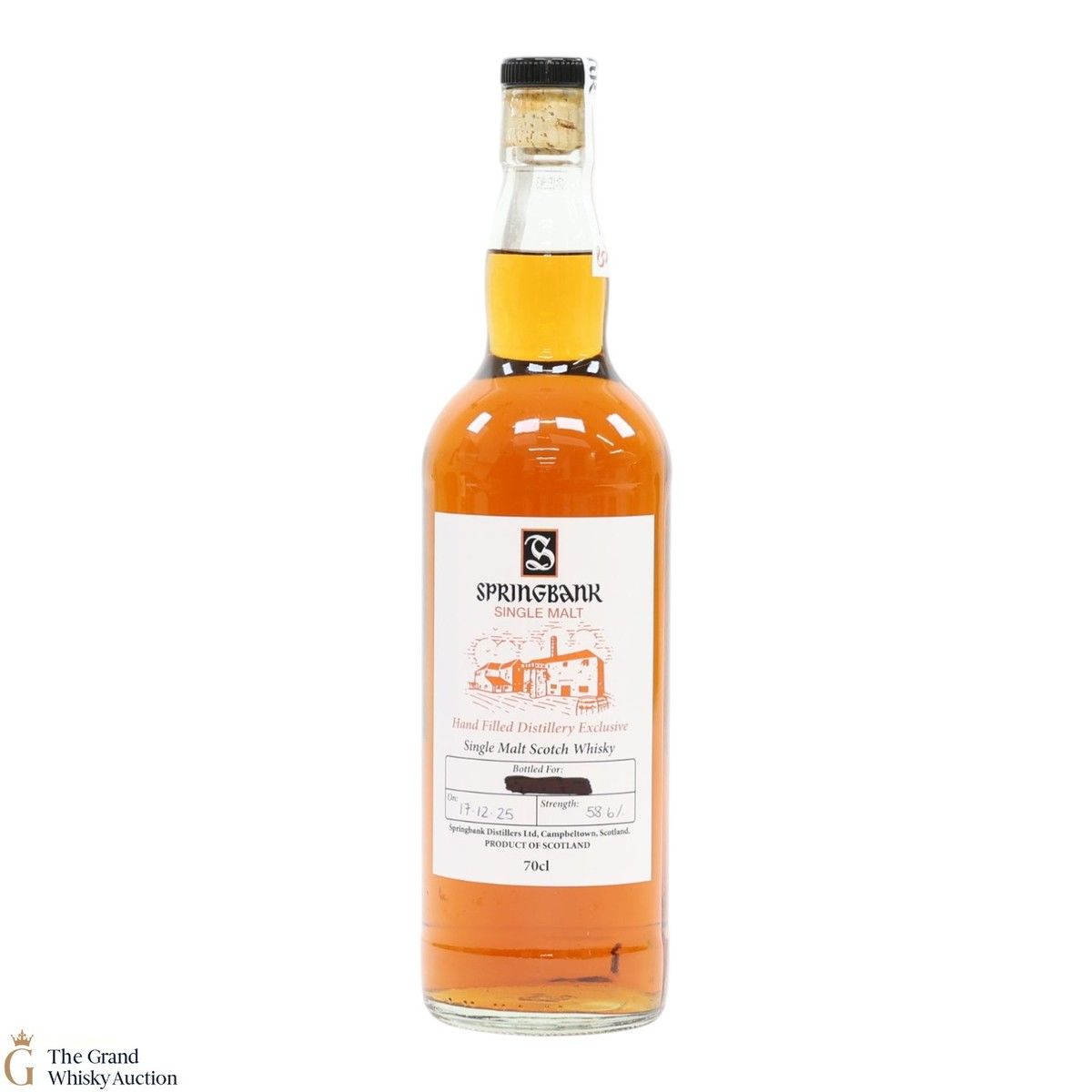 Springbank - 2025 Handfilled Distillery Exclusive 58.6%