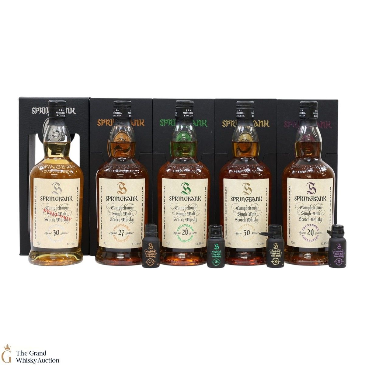 Springbank - Countdown Collection 2022, 2023, 2024, 2025, 2026 (5x70cl & 4x1.5cl)
