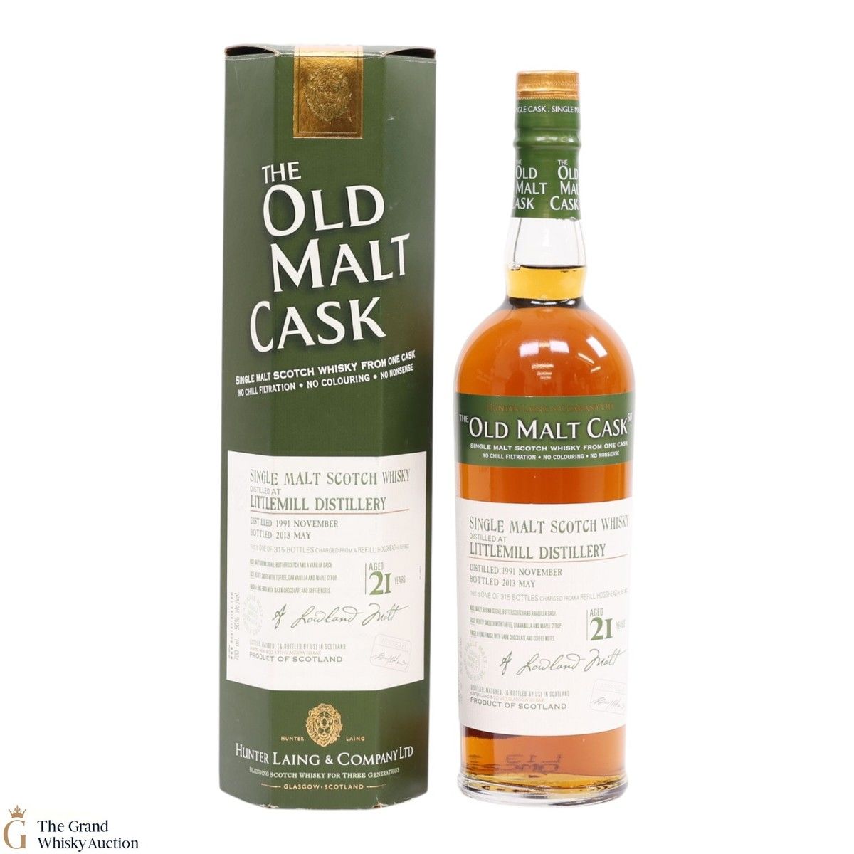 Littlemill -  21 Year Old 1991 - Old Malt Cask