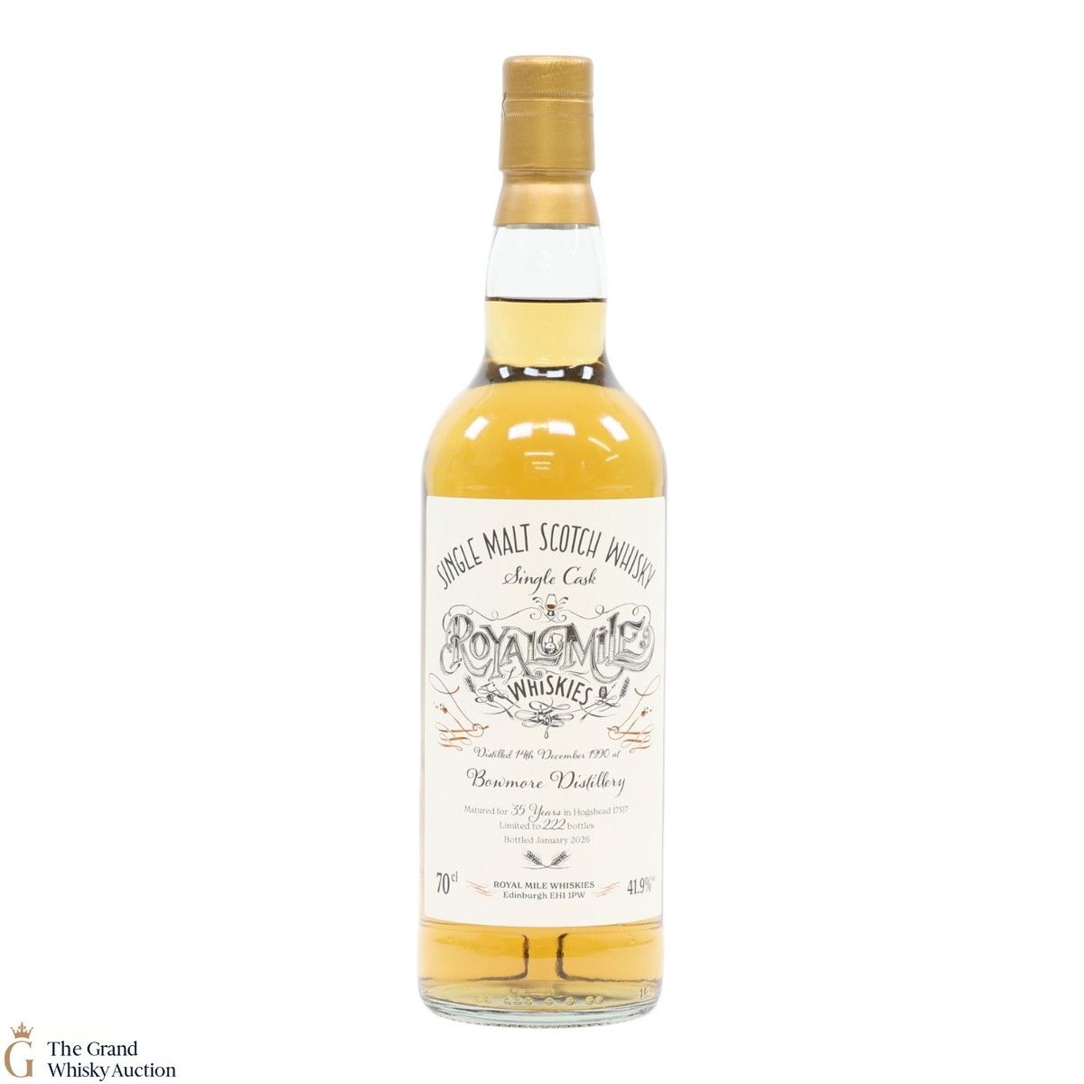 Bowmore - 35 Year Old 1990 - Single Cask #17517 - Royal Mile Whiskies
