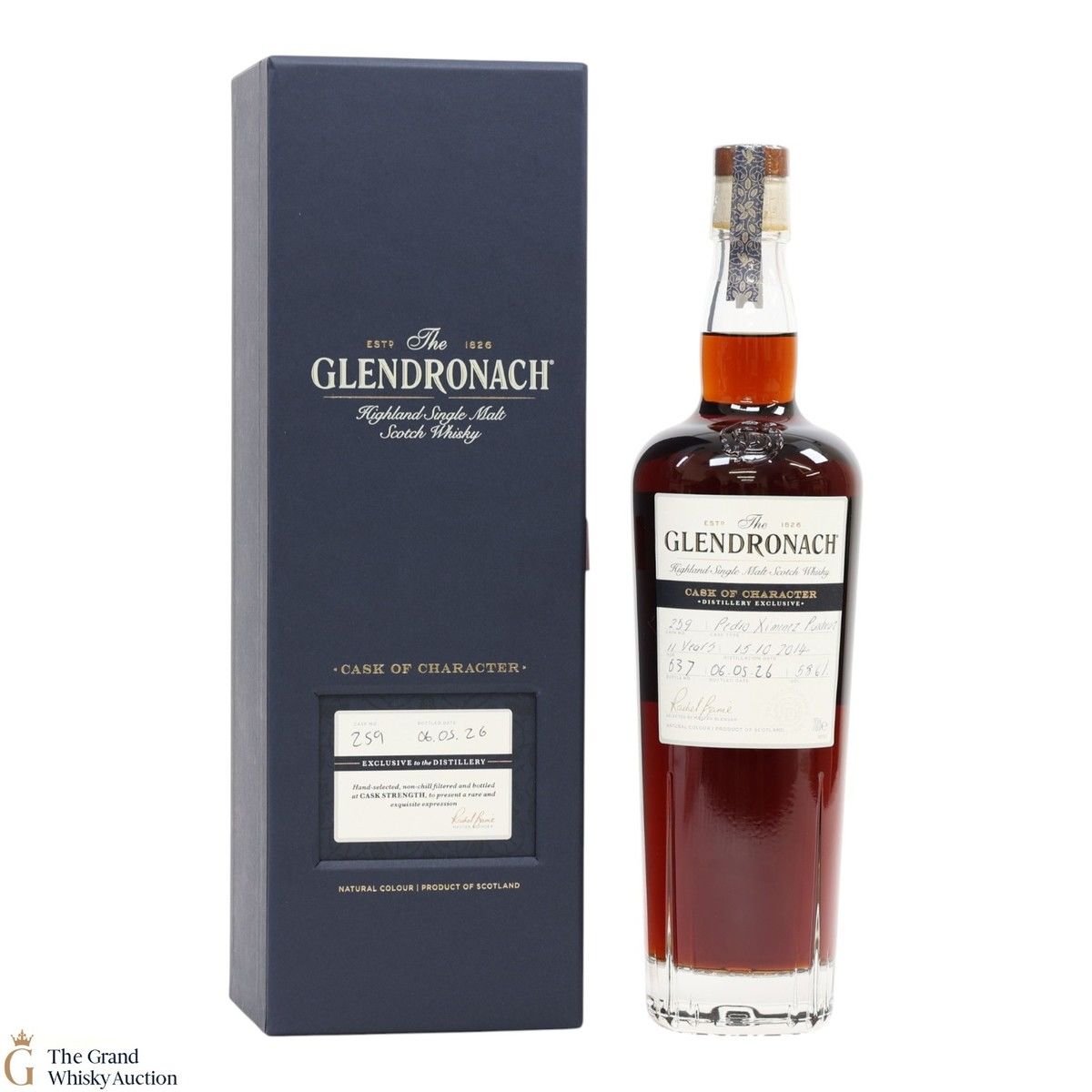 Glendronach - 11 Year Old 2014 - Cask Strength PX #259 - Distillery Exclusive