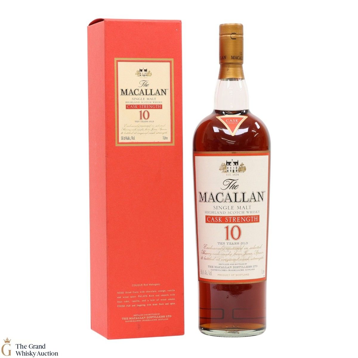 Macallan - 10 Year Old Cask Strength 58.6% (1L)
