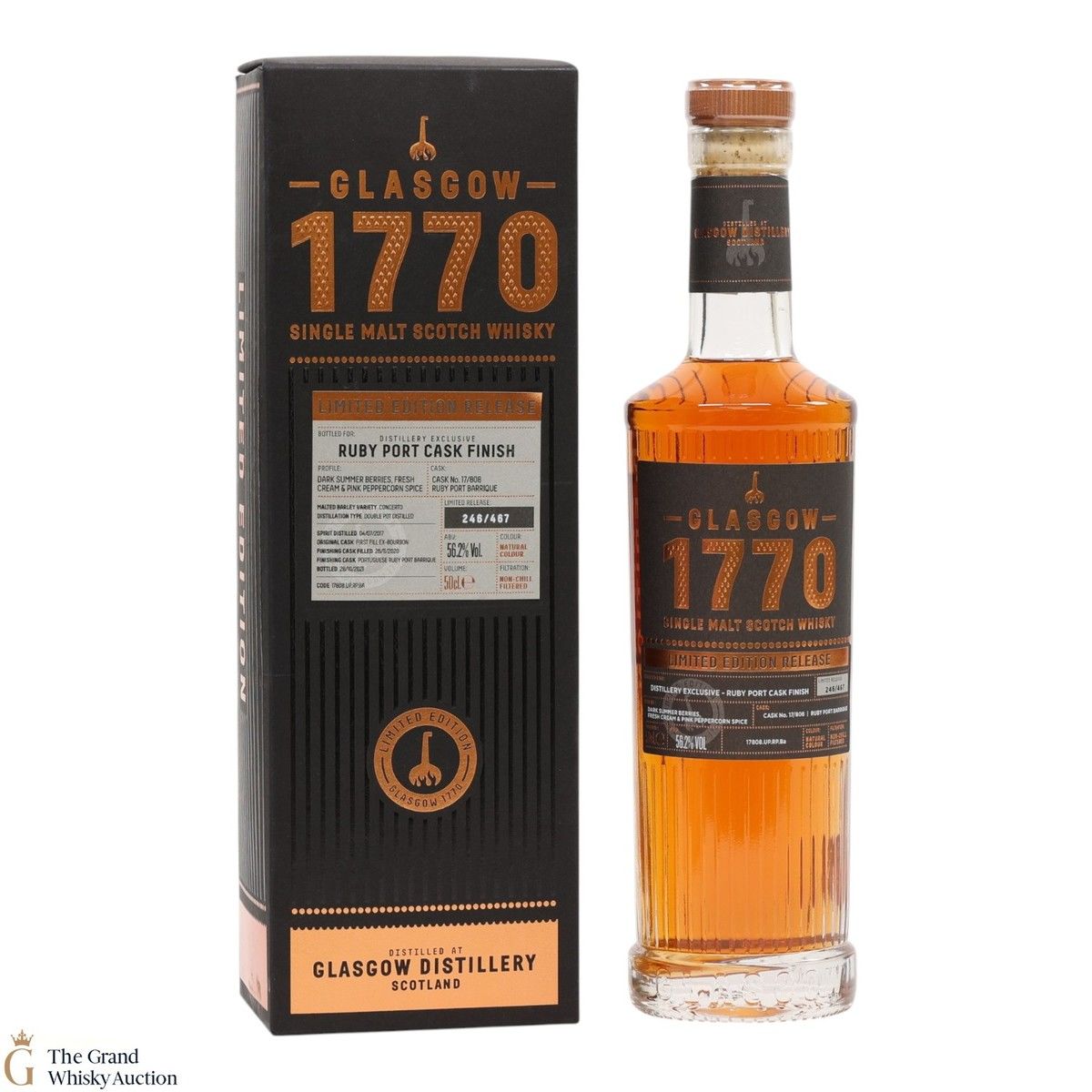 Glasgow - 1770 - Ruby Cask Finish #17/808 - Distillery Exclusive (50cl)